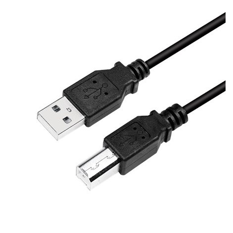 Logilink | USB cable | Male | 4 pin USB Type B | Male | Black | 4 pin USB Type A | 2 m